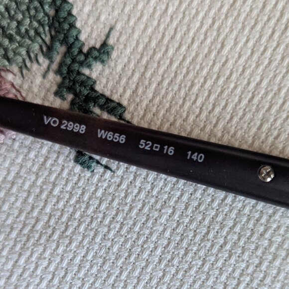 Vogue Eyeglasses FRAMES VO2998 W656 Brown Tortoise Cat Eye Full Rim 52-16-140 - Picture 5 of 9